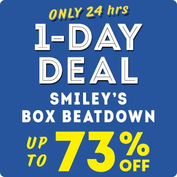 1-Day Deal - Only 24 hours -Smiley's Box Beatdown - Up to 73% OFF