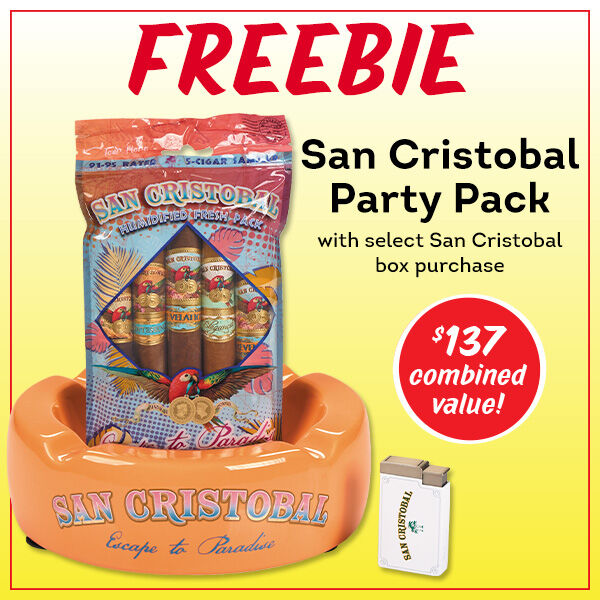 FREEBIE San Cristobal Party Pack with select San Cristobal box purchase | $137 combined value!