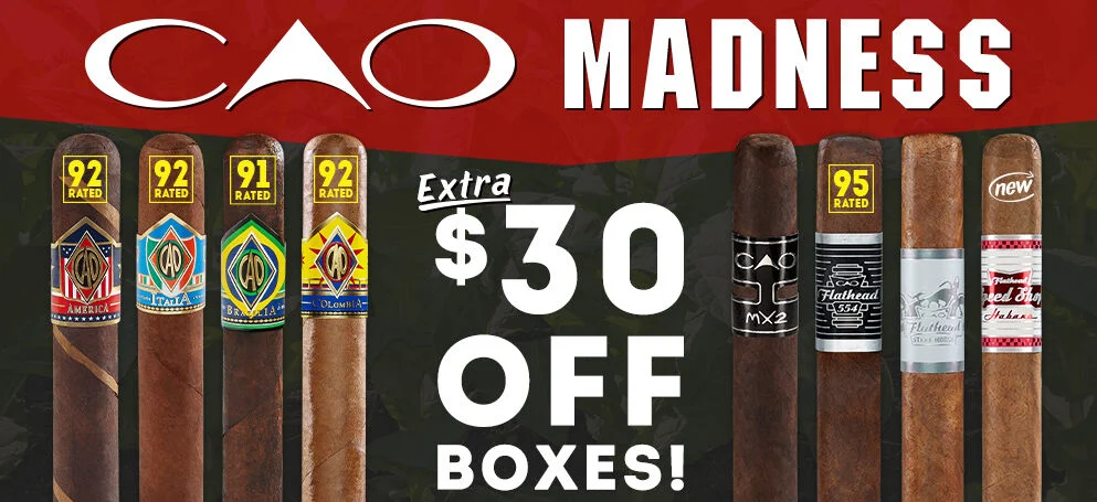 $30 off select CAO boxes!