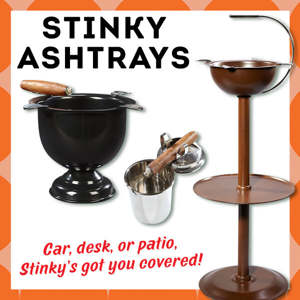Stinky Ashtrays | Car, Desk, or Patio, Stinky's got you covered!