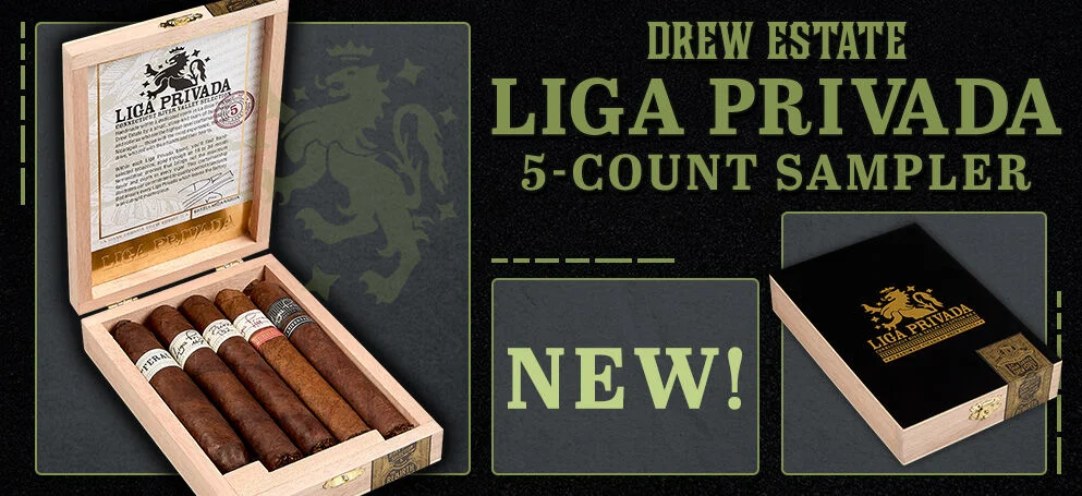 Drew Estate Liga Privada 5-Count Sampler | NEW!
