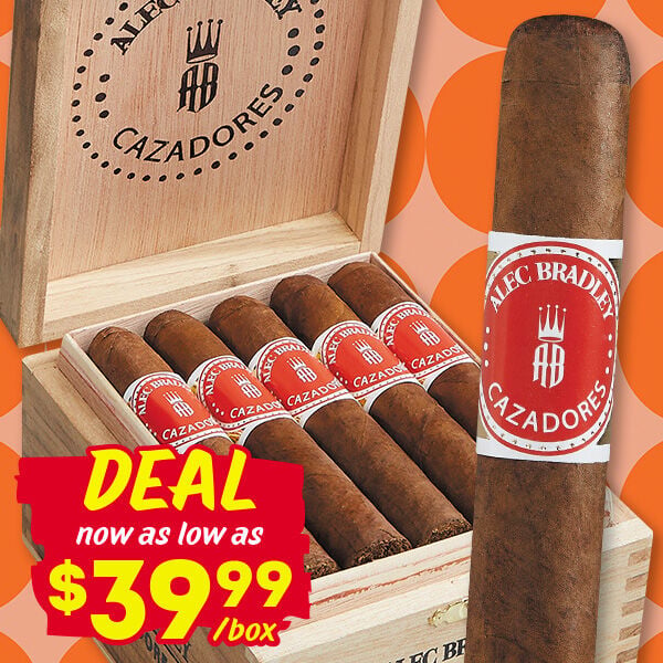 Alec Bradley Cazadores | Deal now as low as $39.99/box