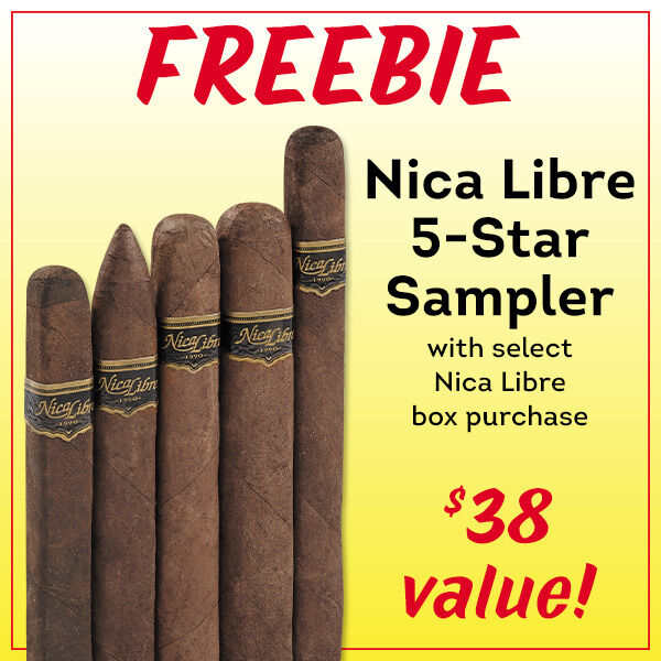 FREEBIE Nica Libre 5-Star Sampler with select Nica Libre box purchase | $38 value!