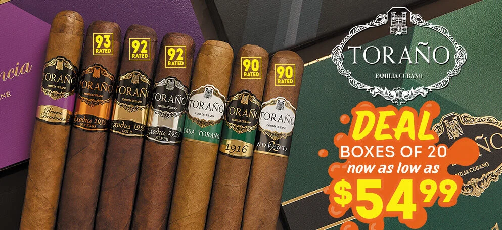 Torano Familia Cubano | Deal Boxes of 20 now as low as $54.99