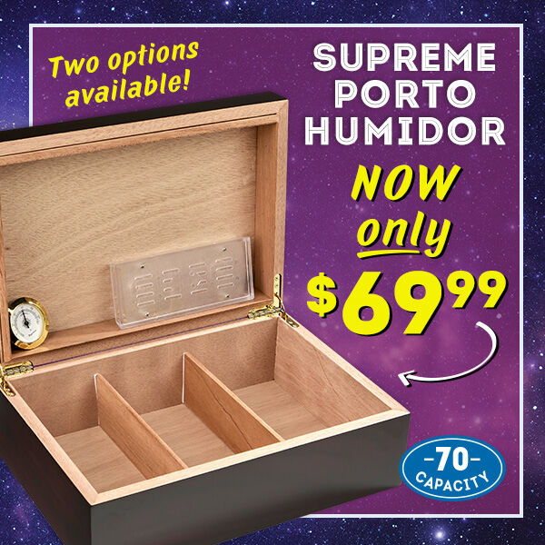 Supreme Porto Humior | Now only $69.99 | Two options available! | 70 capacity 