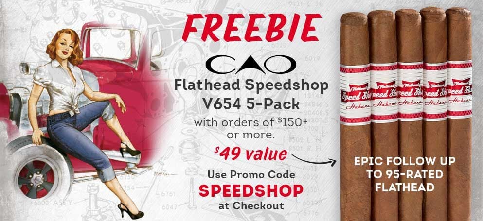 FREEBIE CAO Flathead Speedshop V654 5-pack with orders of $150 or more | $49 value | Use Promo Code SPEEDSHOP at Checkout