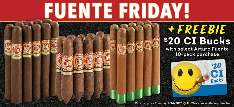 FUENTE FRIDAY! | + FREEBIE $20 CI with select Arturo Fuente 10-Pack Purchase