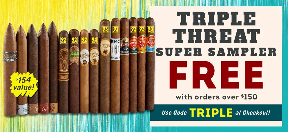 Triple Threat Super Sampler FREE with orders over $150 | use code TRIPLE at checkout! | $154 value!
