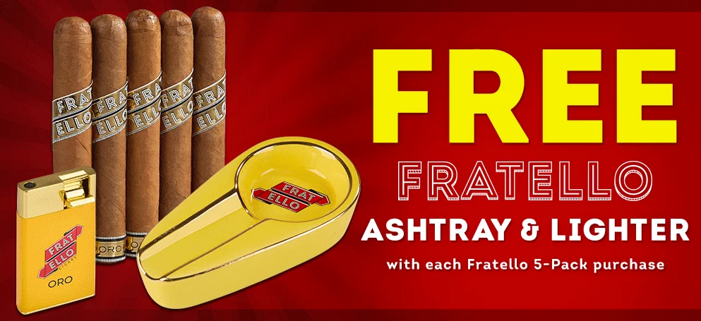 Fratello Lighter & Ashtray Freebie! 
