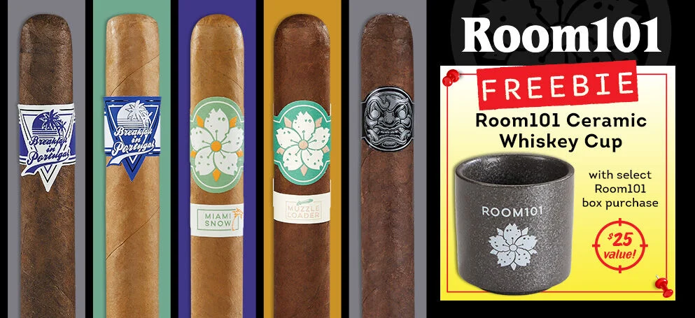 Room 101 Ceramic Whiskey Cup with select Room101 box purchase | $25 value!