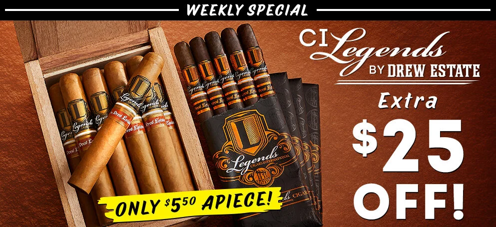 CI's Legends by Drew Estate | Extra $25 OFF!