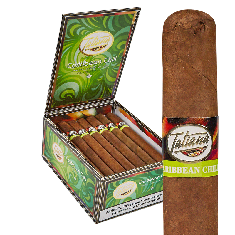 caribbean tobacco Tatiana Chill Flavored Cigars Kopp Caribbean Blue Rackham Pipe