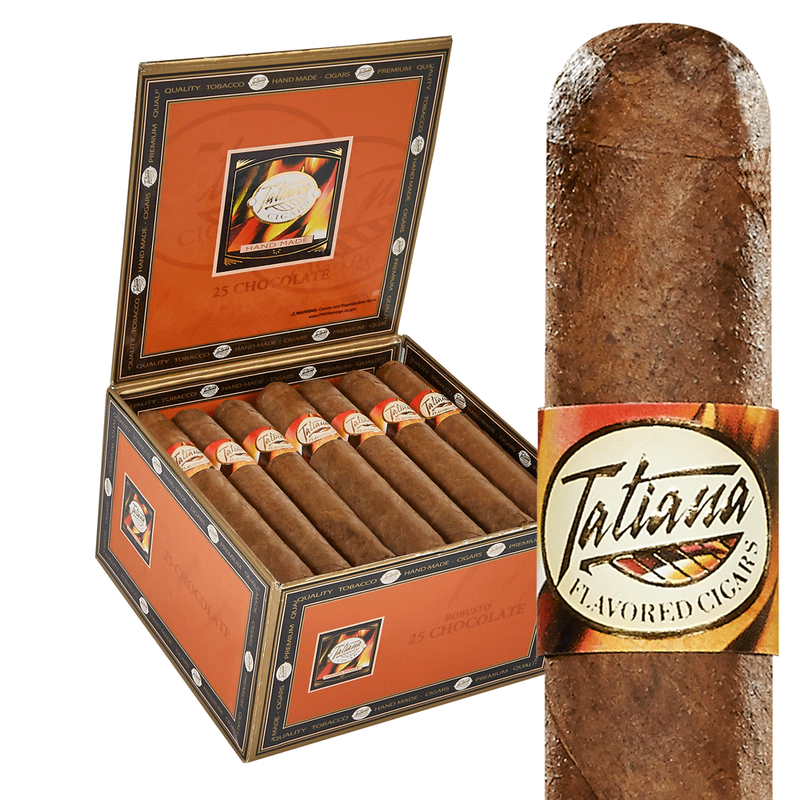 chocolate flavored tobacco Tatiana Chocolate Flavored Cigars