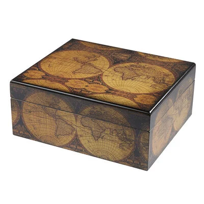 Old World Antique Finish Small Humidor