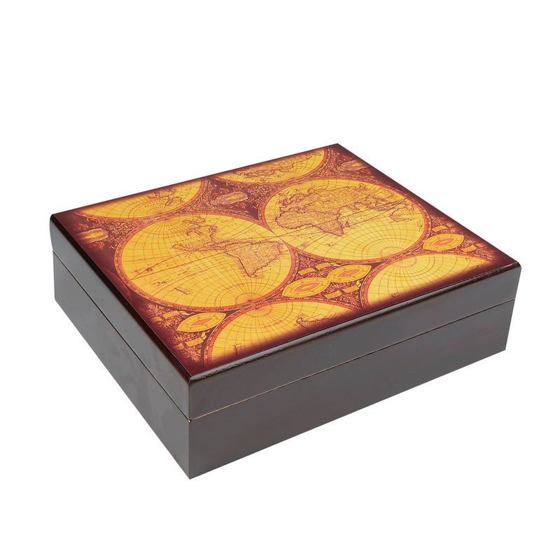 Old World Antique Finish Small Humidor | Cigars International