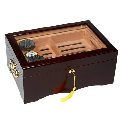 El Rey Glass Top Humidor
