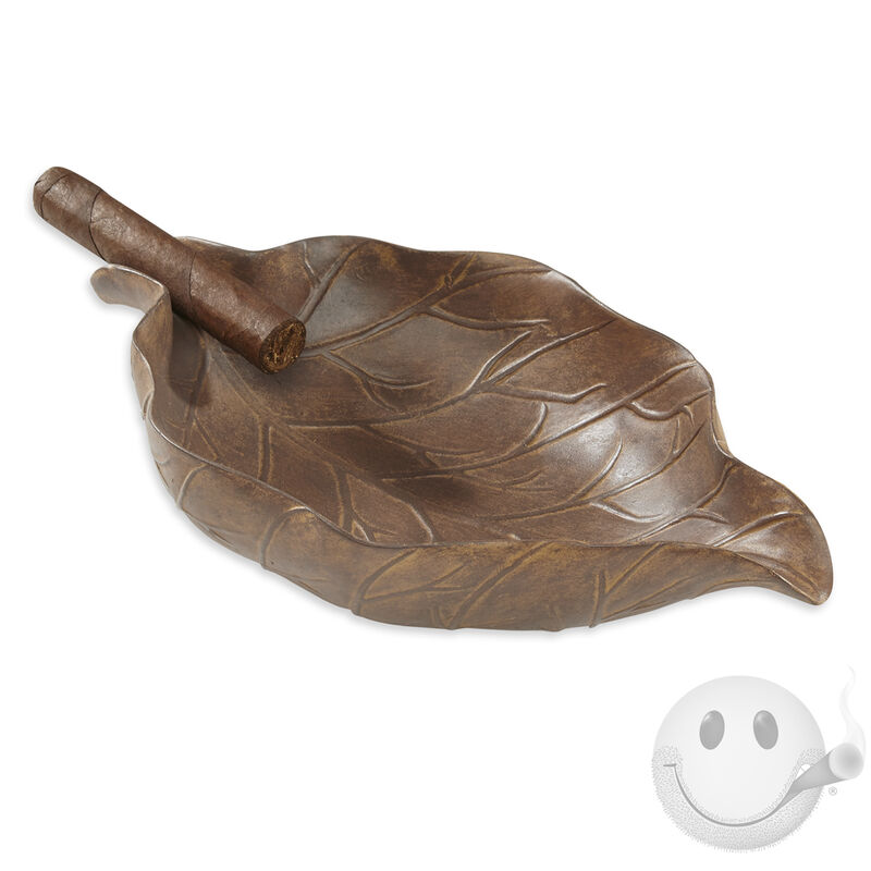 tobacco leaf ashtray Craftsman's Bench Boca Grande  Cigar Thief Craftsman's Bench Boca Grande |