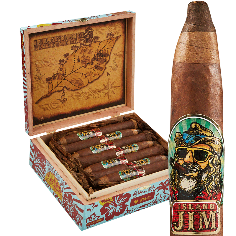 island tobacco james island Jim by Oscar #2 Torpedo Corojo island tobacco james island Outer