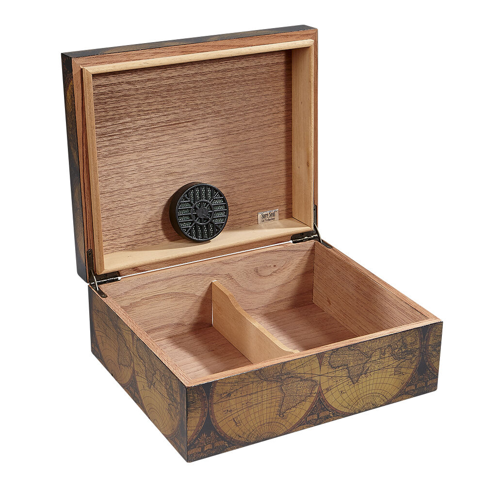 Old World Antique Finish Small Humidor | Cigars International