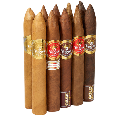 5 Vegas 10-Cigar Torpedo Sampler