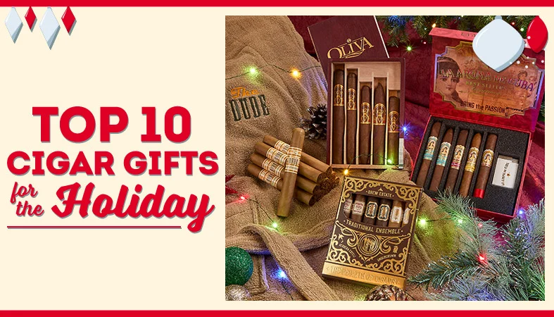 Top 10 Cigar Gifts for the Holidays content main image