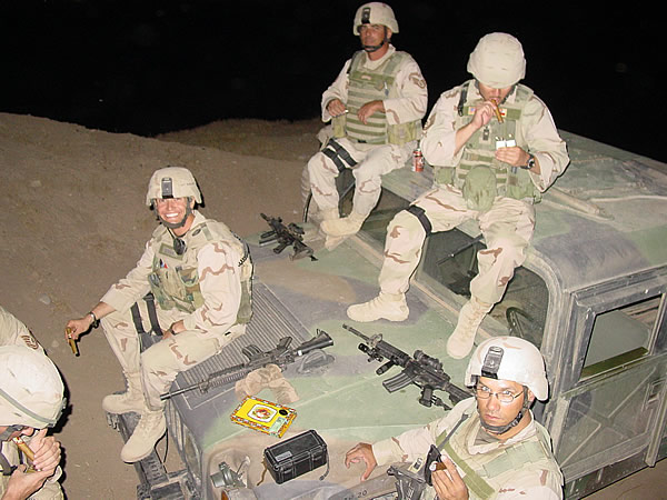 Capt Berisha, TSgt Cote, TSgt Gonzalles, and SSgt Hurst.