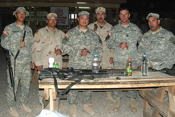 The photo was taken this month as a farewell to MSG Middleton and 1st Sergeant Correa.  The men in the photo are: (from left to right) SGT Quichocho,SGT Deleon, Major Guzman, MSgt Ortega, MSG Middleton, and 1stSGT Correa.