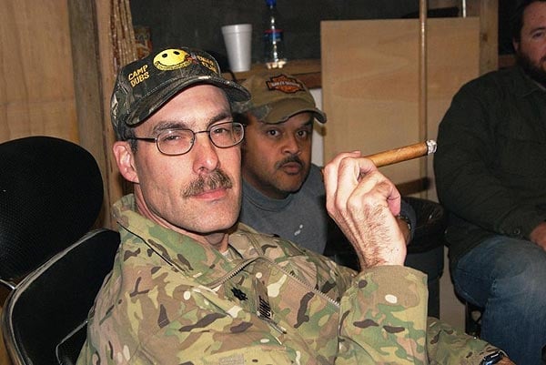 The Dubs Cigar Club. Camp Dubs, Afghanistan