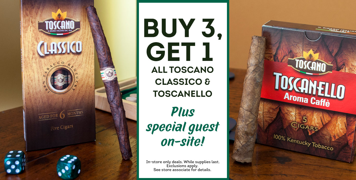 Toscano Buy 3 Get 1