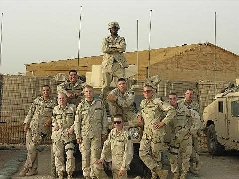 Soldiers stationed in FOB Warhorse, Baquebah, Iraq