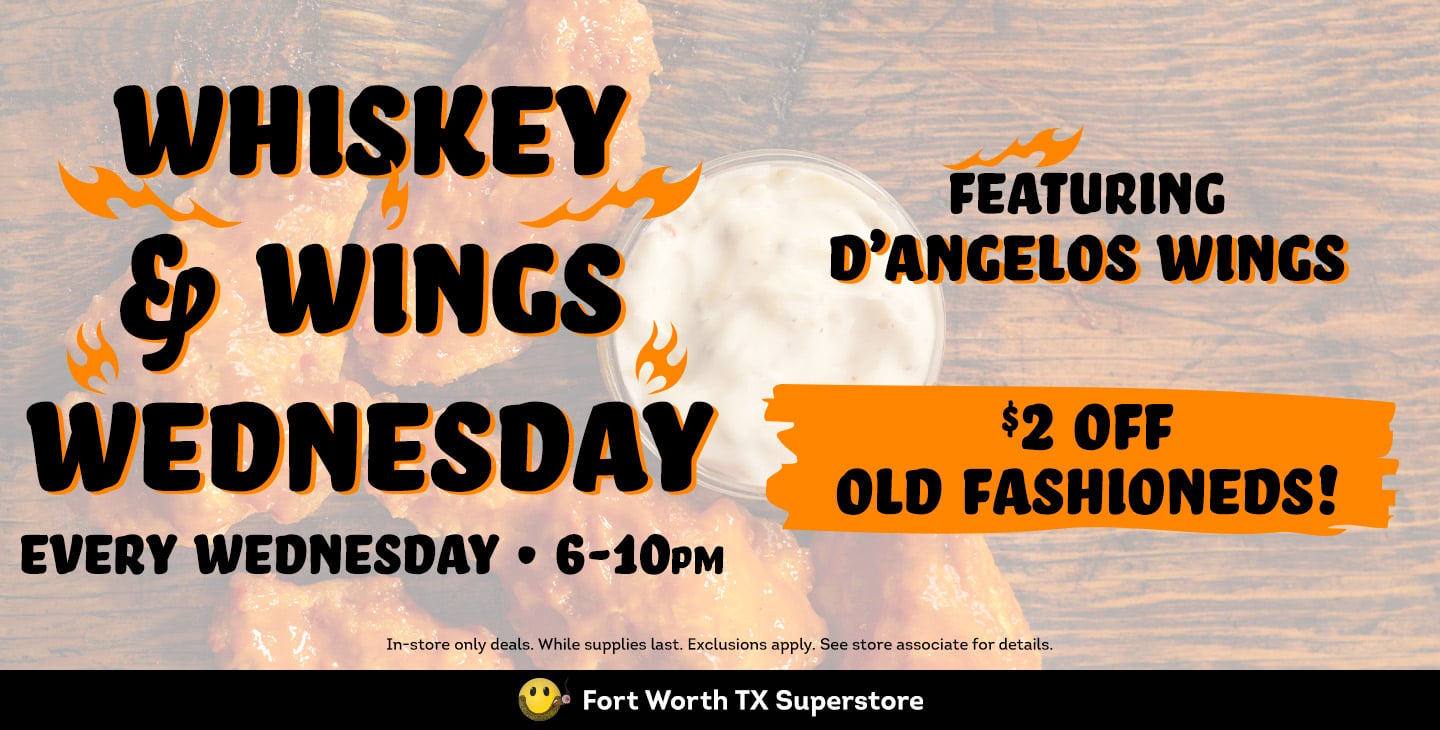 Whiskey & Wings Wednesday