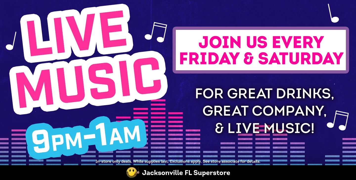 Live Music Fridays and Saturdays!