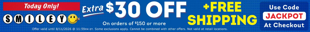 EXTRA $30 OFF on orders of $150 or more$150 