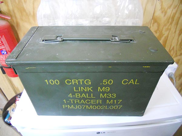 CE2 Vivian&rsquo;s humidor: "...an ammo can I converted to a humidor to keep my cigars safe and fresh as I tend to get sent around the country a lot and a typical humidor would not survive. I actually have it lined with cedar wraps I&rsquo;ve saved from various cigars and I had to cut some slits in the weatherproofing gasket so its not perfectly air tight."