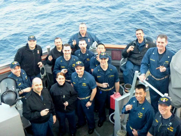 USS LABOON DDG 58 in the Mediterranean Sea