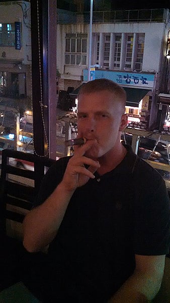 Sgt Curless in Okinawa Japan with VMA-542