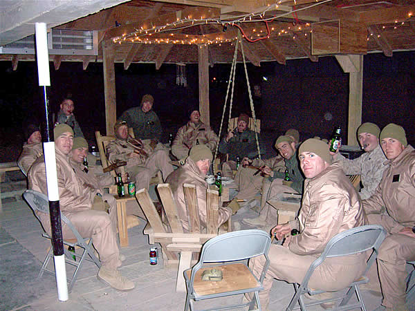MAG 39 HMLA-169 World Famous Vipers New Years Party 2008 in Iraq.