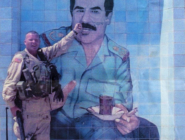 SFC Mark Popoff, US Army, currently stationed in Tikrit, Iraq.