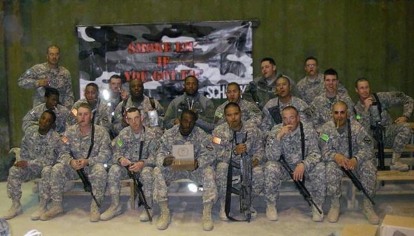 "Just a little background on the picture, I am a founding member of a cigar club called Smokin&rsquo; Aces Cigar Club based out of Santa Clarita CA and we have bi monthly events with the men in our club mainly to smoke cigars and raise money to buy cigars to send to troops in Iraq and Afghanistan. Thank you for your time!!"-Billy Avila