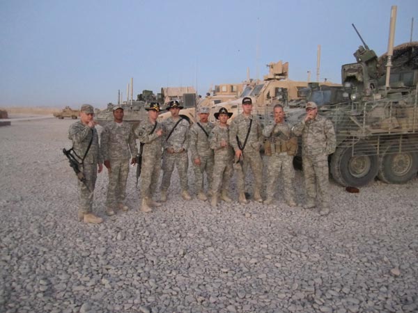 A few guys in 3/2 SCR currently deployed to Afghanistan.