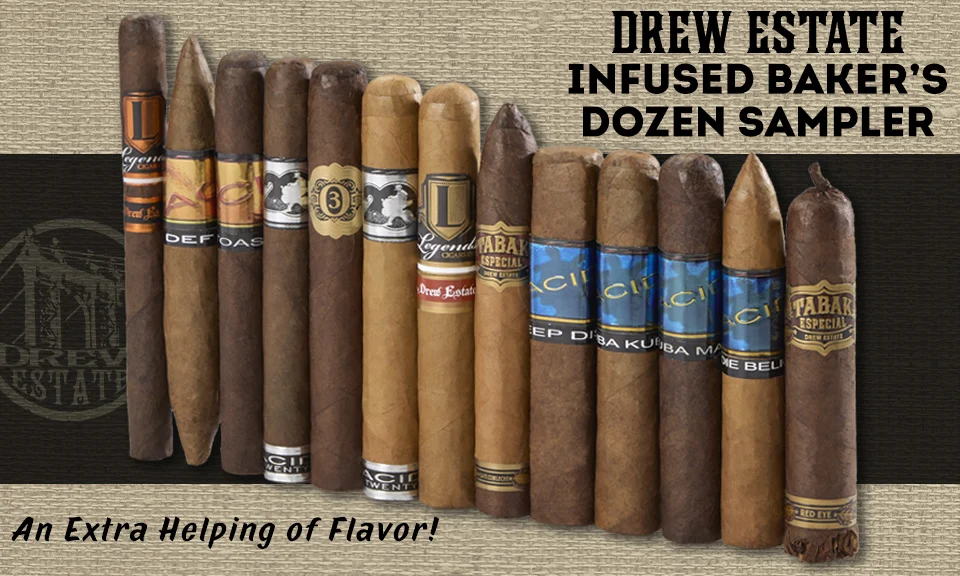 Drew Estate Infused Baker's Dozen Sampler | Sponsored by Drew Estate