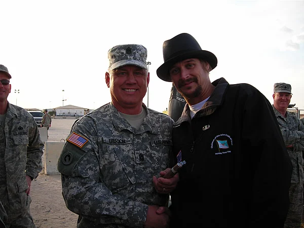 The Kid needed a cigar and CSM Chuck Uhrich was glad to be there and gave him a couple good Monte&rsquo;s!!