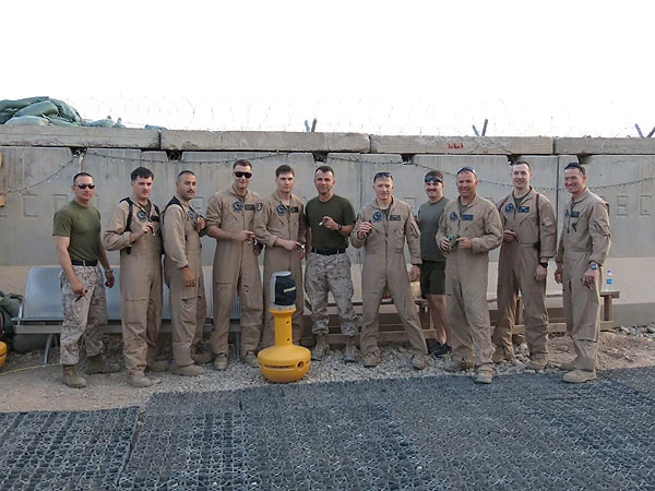 Marines from VMGR-252 Det A. in Afghanistan. "Semper Fidelis"