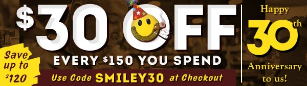 Score an EXTRA $30 OFF Every $150 Spent!