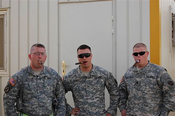 From Left to Right: WO1 Showers, SGT Marquez, and SPC Lakeman