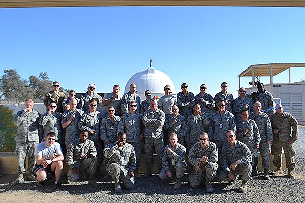 Soldiers in Kuwait, supporting the entire region.