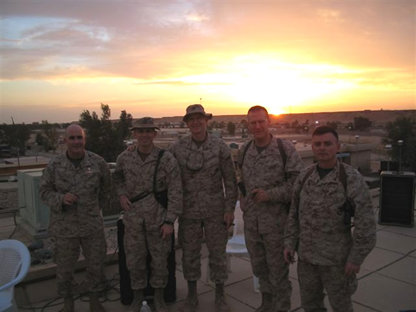 Marines deployed to the Al Anbar Province of Iraq.