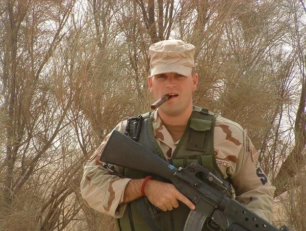 SSgt Daniel Hicks serving in Kuwait, 332 ESFS.