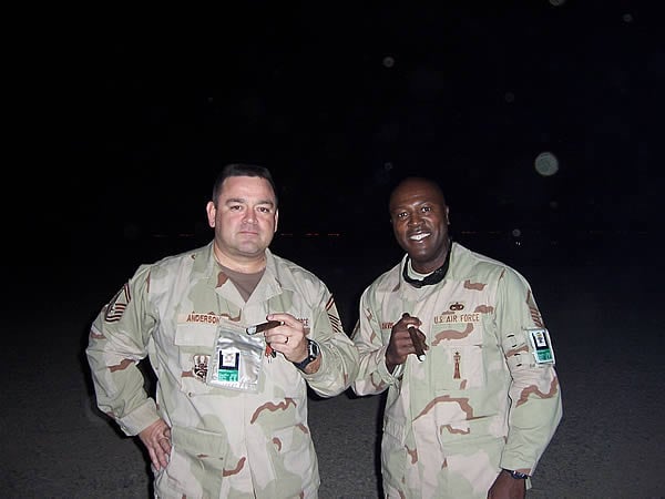 From left to right: SMSgt. Jeff Anderson, MSgt. Robert DavisAmmo troops an their finest, I.Y.A.A.Y.A.S.