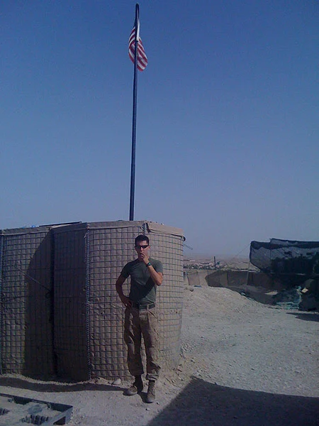 Enjoying a smoke after a successful hunt. 3/2 Betio Bastards - Afghanistan 2011.